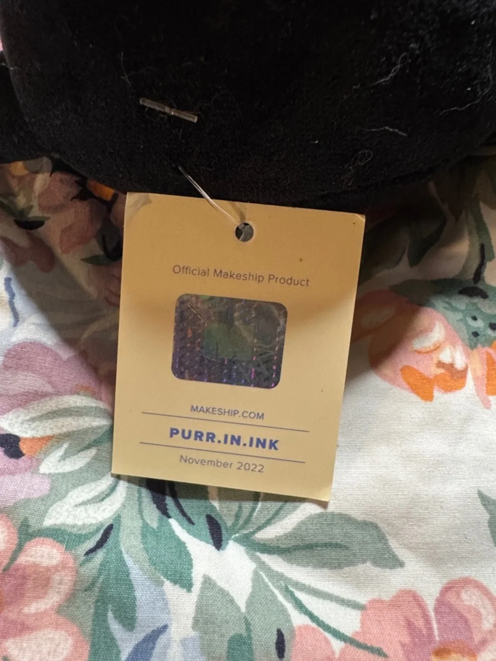 Makeship Snaggle Plush - Black Cat Limited Edition Plushie